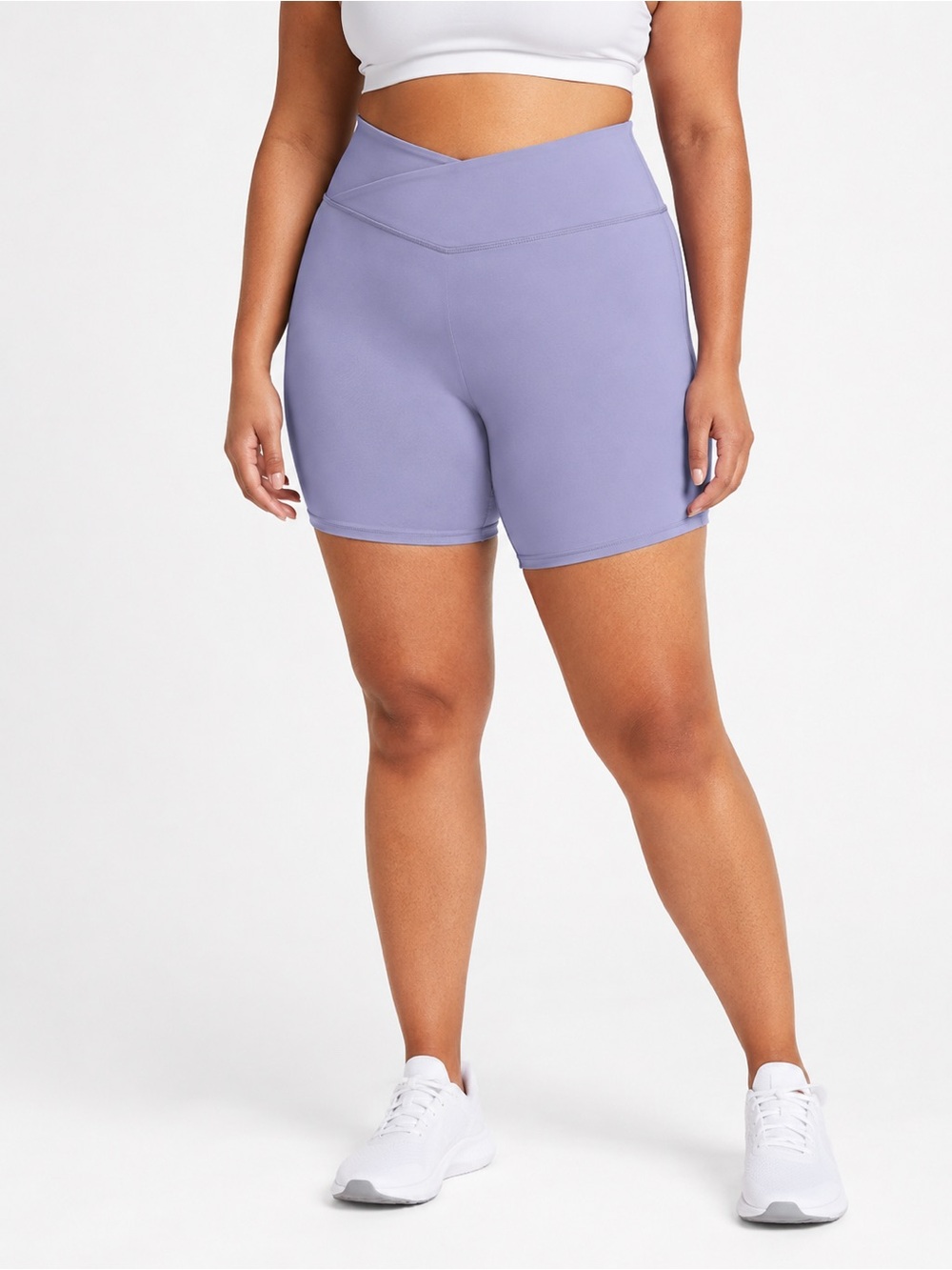 437 Four Three Seven The V Activewear Bike Shorts XXL Violet
